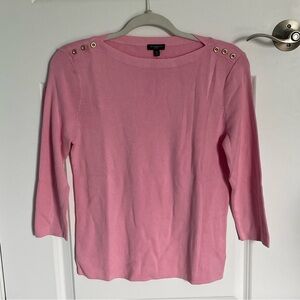 Talbots Button-Shoulder Sweater